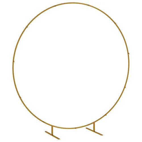 Arche rond métal doré