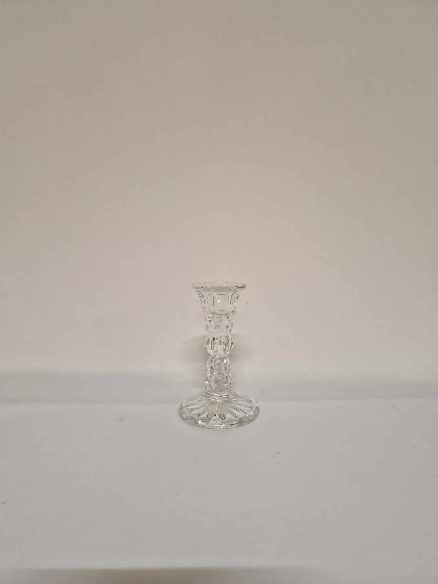 Bougeoir Verre Cisele